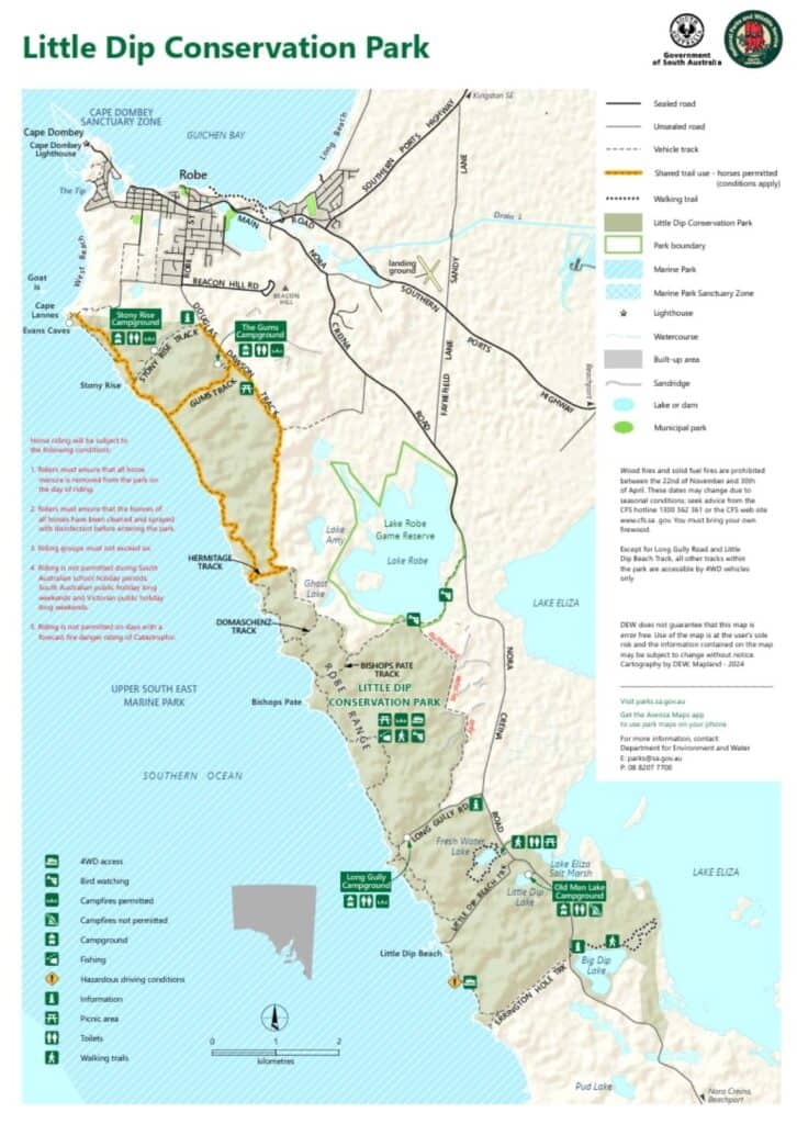 Little Dip Conservation Park Map