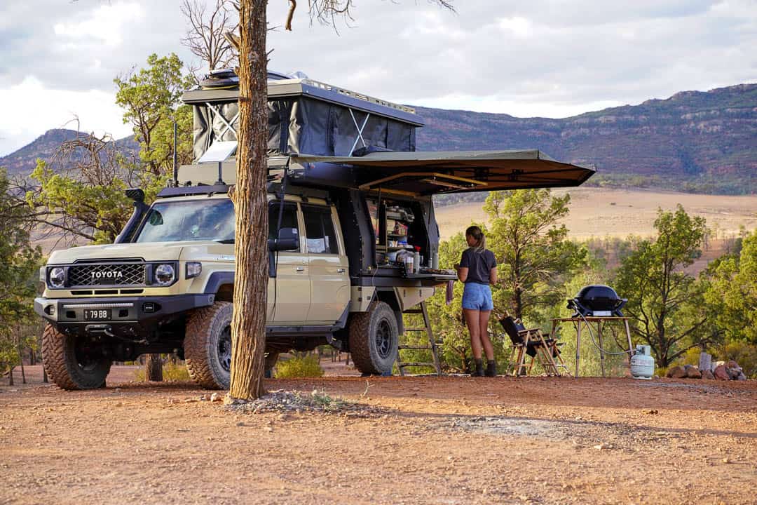 Camping in Flinders Ranges