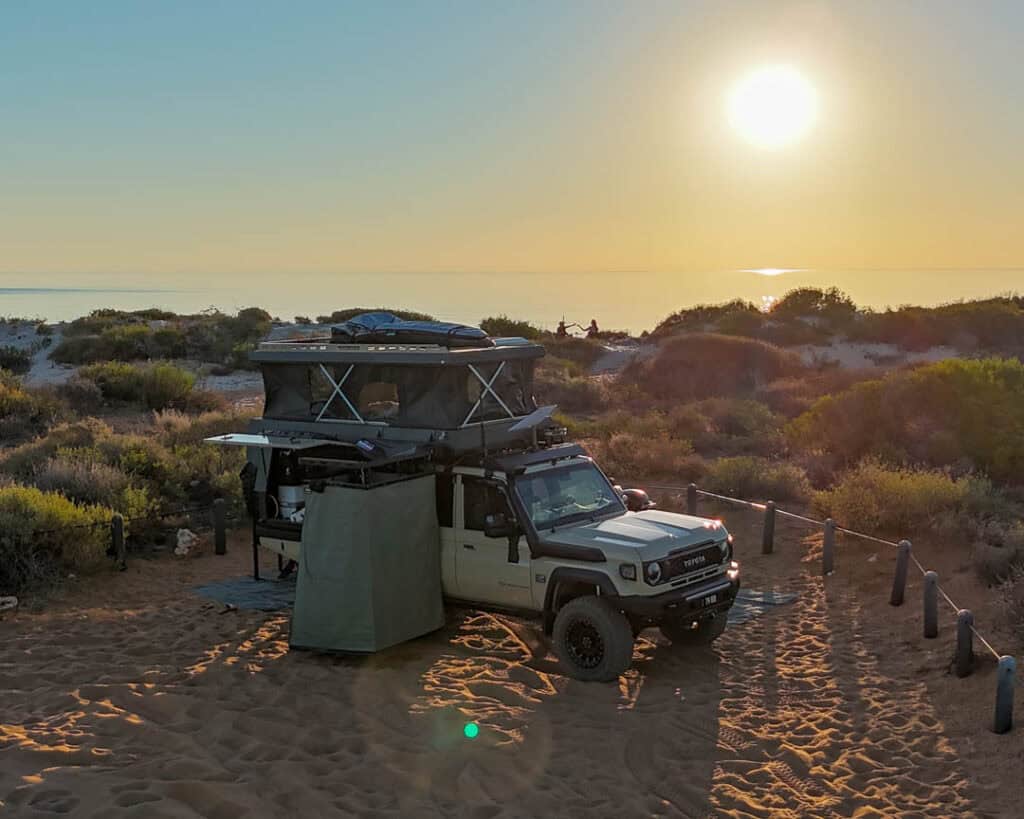 Bottle bay camping francois peron national park